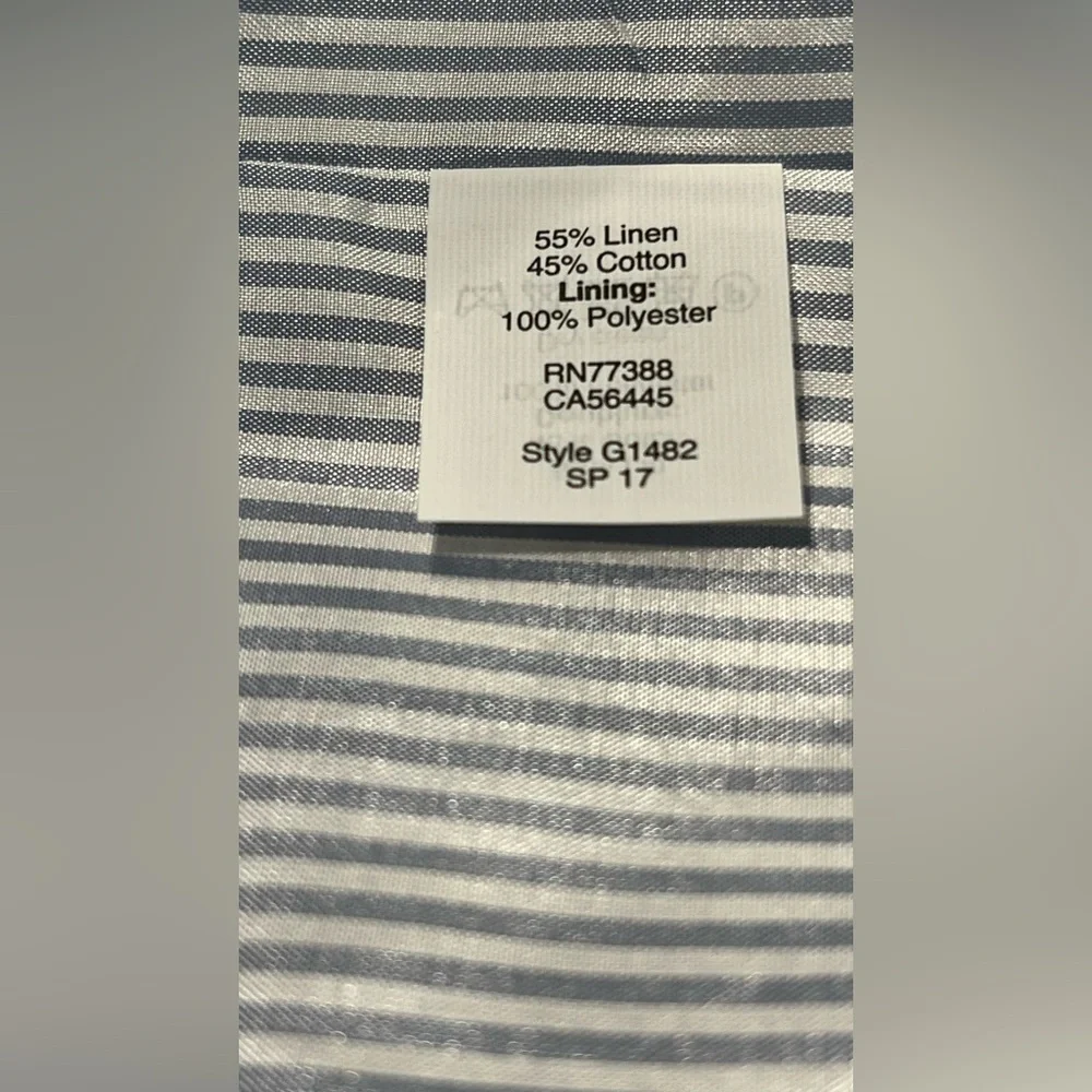 J. Crew Gingham Linen Schoolboy Blazer Jacket Sz 12 - Picture 11 of 11